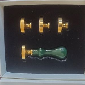 Wax seal stamp set, 4 stamps included, New